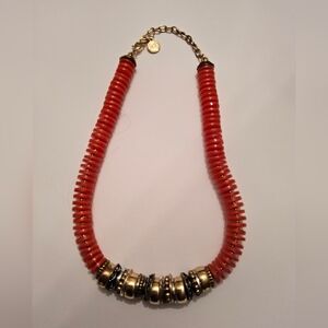 Elegant Coral Beaded Necklace
